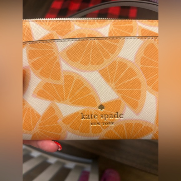 Kate spade citrus orange crossbody with slim card case - Picture 2 of 14